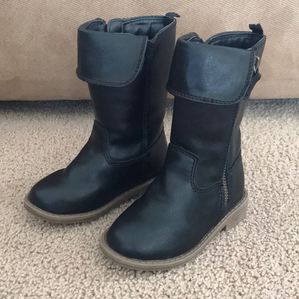 Baby girl black boots